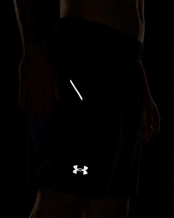Men's UA Launch Elite 7'' Shorts in Blue image number 4